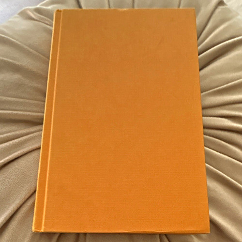 English hardcover book orange - hardcover, book,