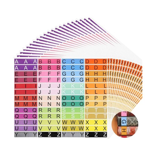 20pcs alphabet book spine - 20pcs,