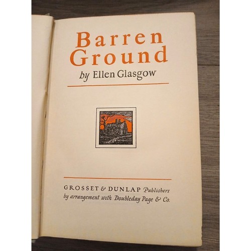 Ellen glasgow barren ground - glasgow,