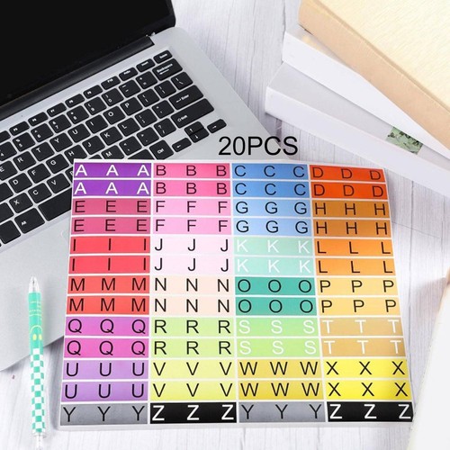 20pcs alphabet book - book, spine