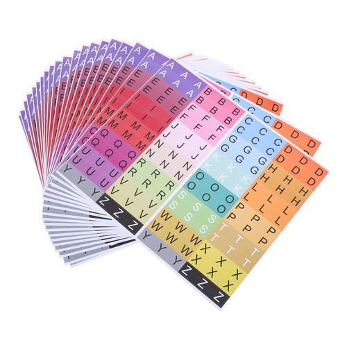 Sheets book spine alphabet - sheets,