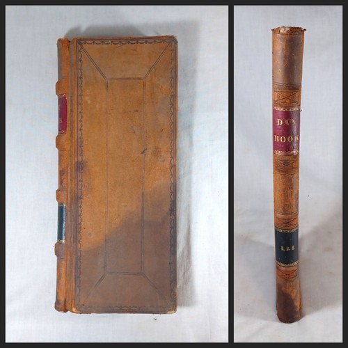 Antique 1868 leather merchant - antique,